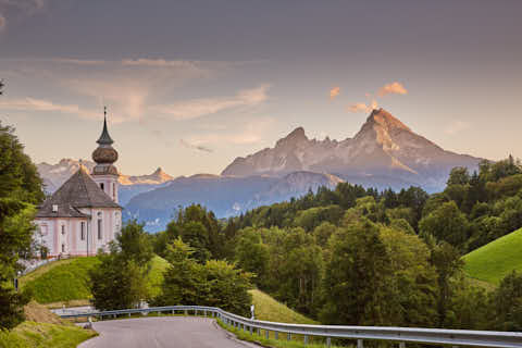 Gemeinde Berchtesgaden Landkreis Berchtesgadener_Land Maria Gern Wallfahrtskirche (Dirschl Johann) Deutschland BGL